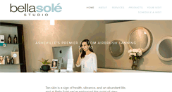 Desktop Screenshot of bellasolestudio.com